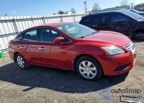 2013 Nissan Sentra S from USA, damaged, VIN 3N1AB7AP9DL741939